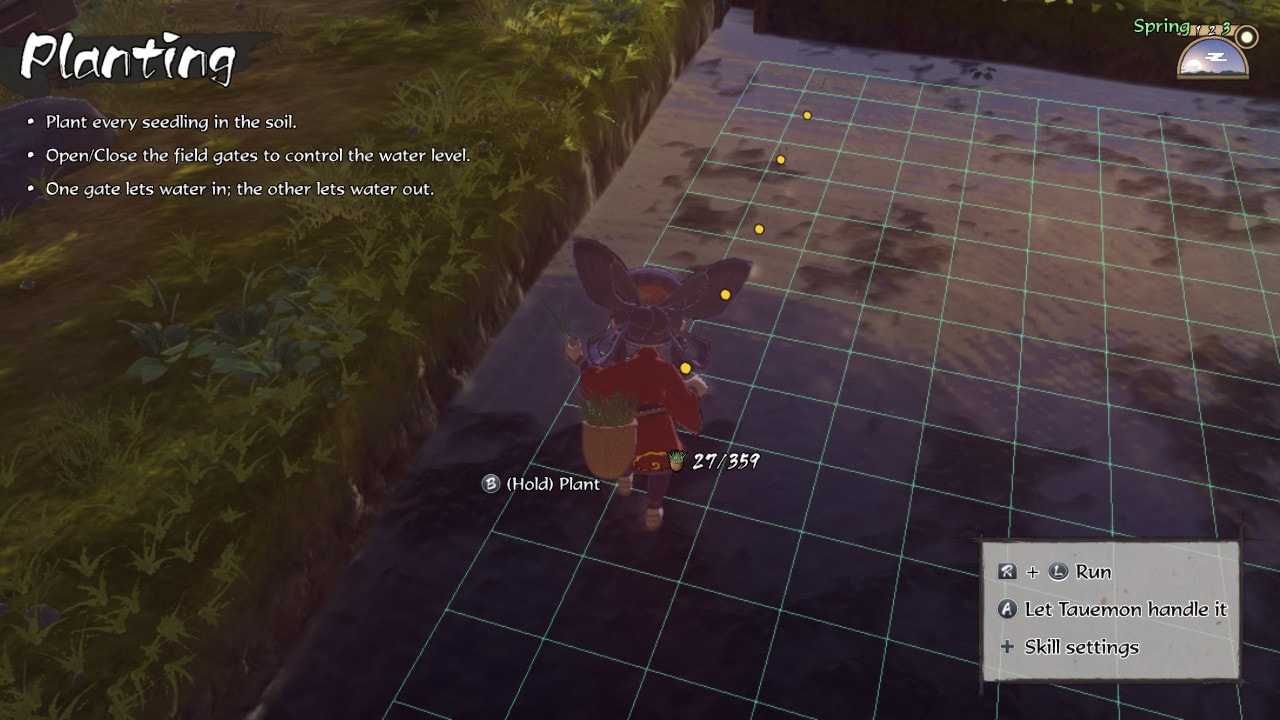 planter riz 1 Sakuna: Of Rice and Ruin!