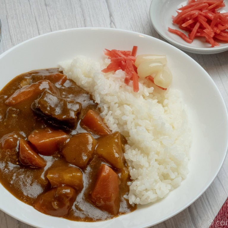 curryboeufjaponais 6 Curry japonais - Kare raisu