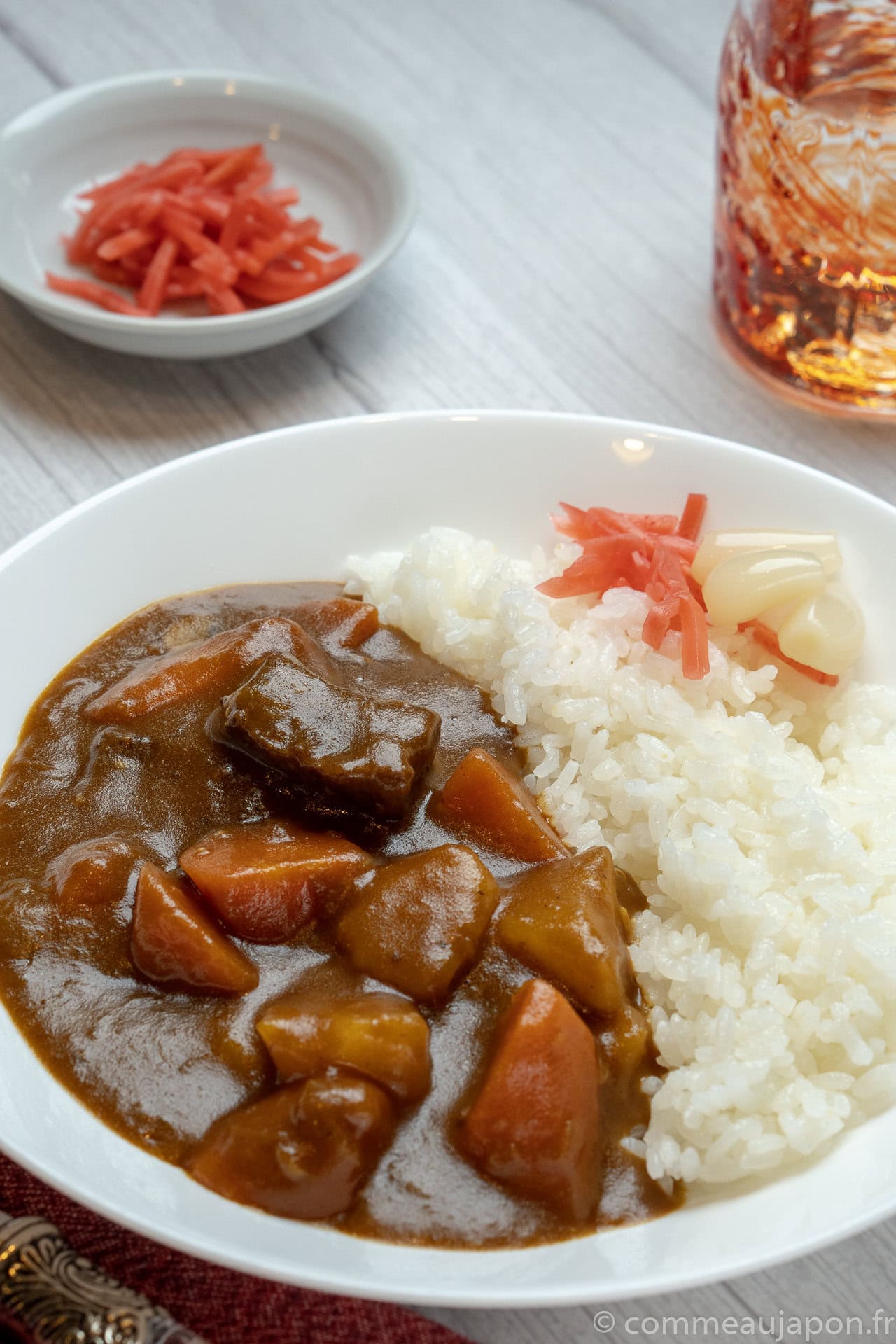 curryboeufjaponais 8 1 Curry japonais - Kare raisu