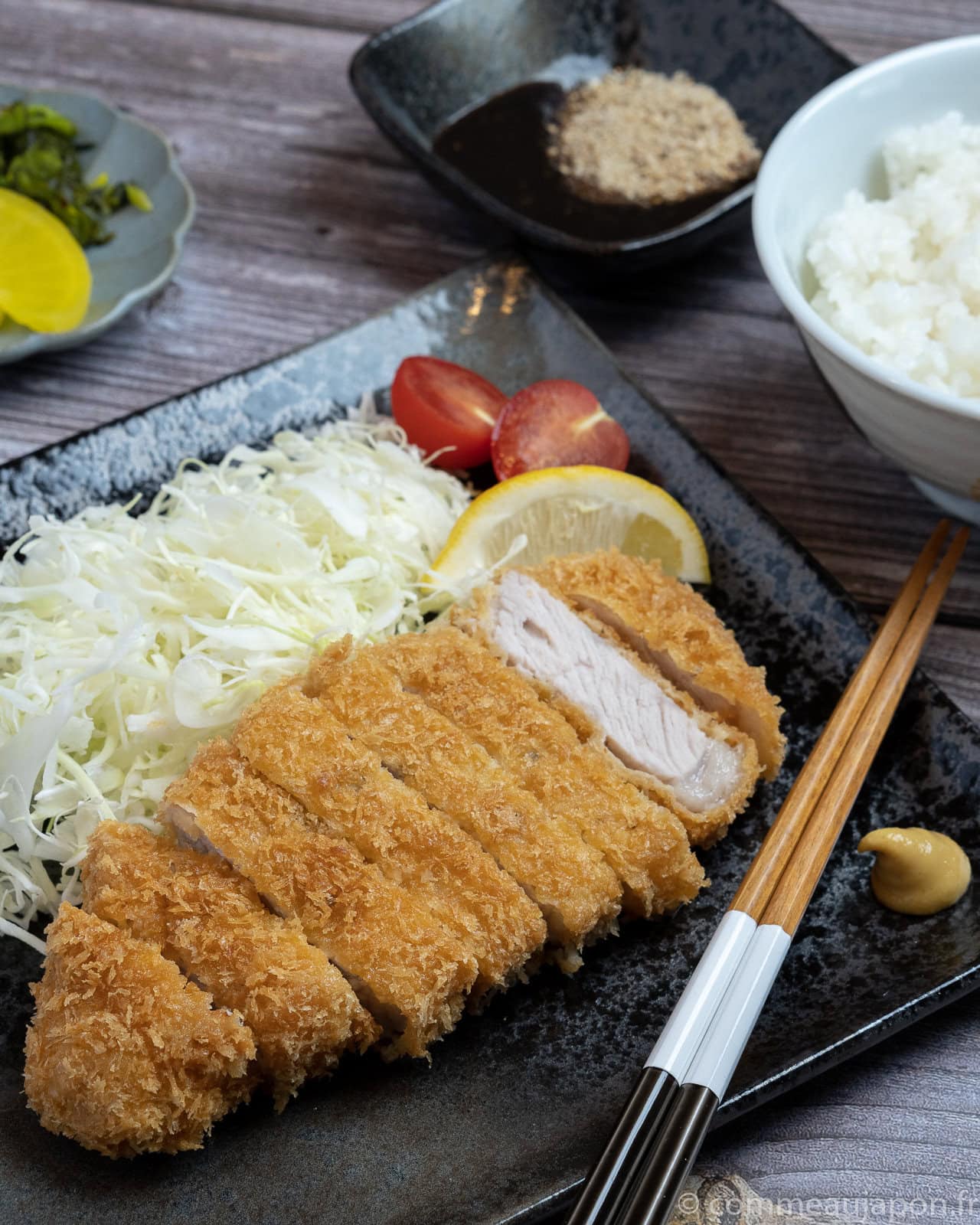 Recette du tonkatsu, porc pané japonais