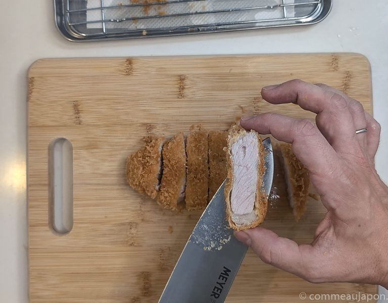 tonkatsu katsudon etapes recette 18 Katsudon - Bol de riz, porc pané et oeufs